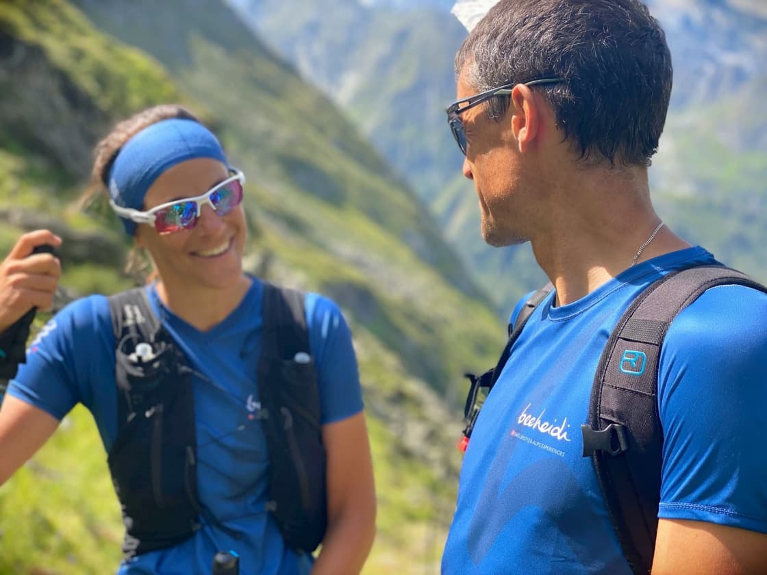 Stéphane et Sandra, guides Beeheidi